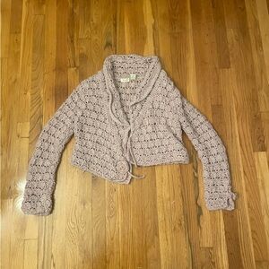 Kenji Natural Pink Knitted Sweater Size XL